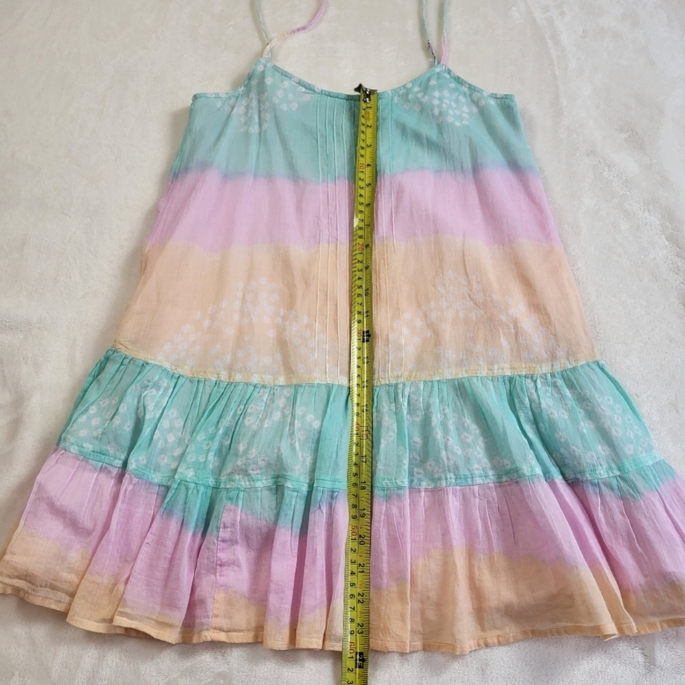 Juliet Dunn Pastel Striped Mini Dress - Picture 5 of 9
